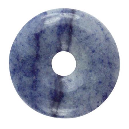 Donut ou PI Chinois quartz bleu (2cm)