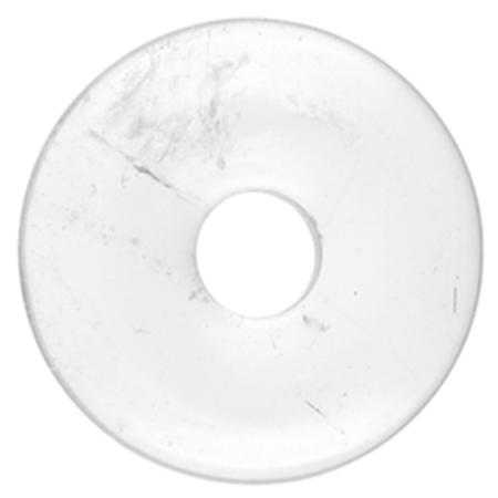 Donut ou PI Chinois cristal de roche (2cm)