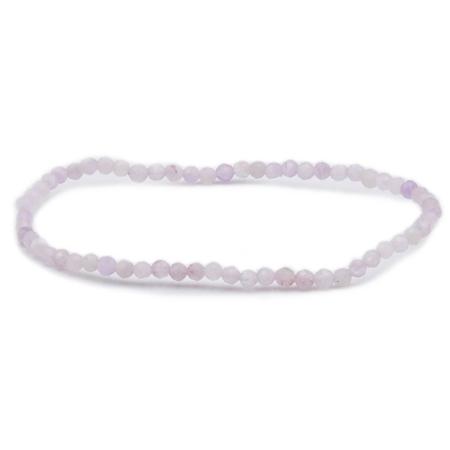 Bracelet améthyste lavande A (perles facettées 3-4mm)