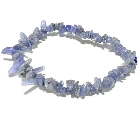 Bracelet tanzanite A (perles baroques)