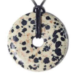 Donut ou PI Chinois jaspe dalmatien (3cm)