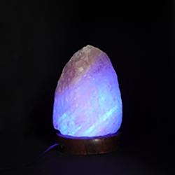 Lampe de sel Himalaya naturel "Rocher"  LED 11cm (570g)