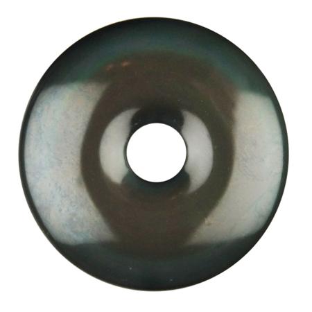 Donut ou PI Chinois obsidienne oeil céleste (3cm)