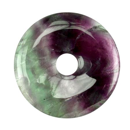 Donut ou PI Chinois fluorine multicolore (4cm)