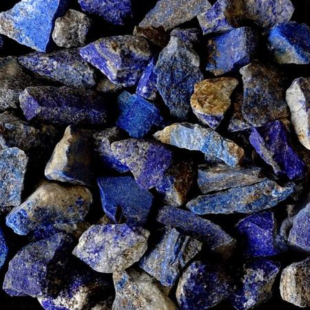 Lot lapis-lazuli Afghanistan (mini-pierre brutes XS) - 100g