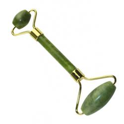 Rouleau de massage "CHI" jade vert néphrite (Sécurité)