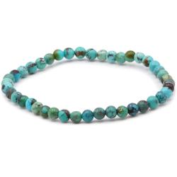 Bracelet turquoise du Tibet A+ (boules 3-4mm)