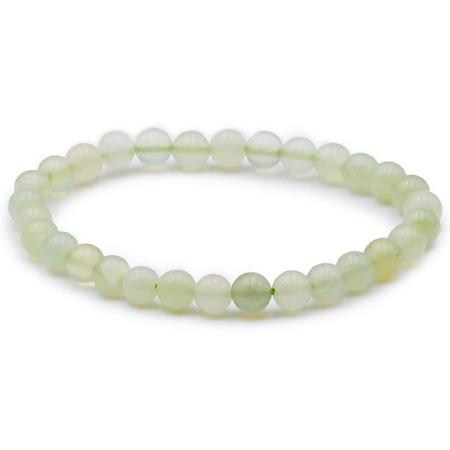 Bracelet jade vert de Chine A (boules 5-6mm)
