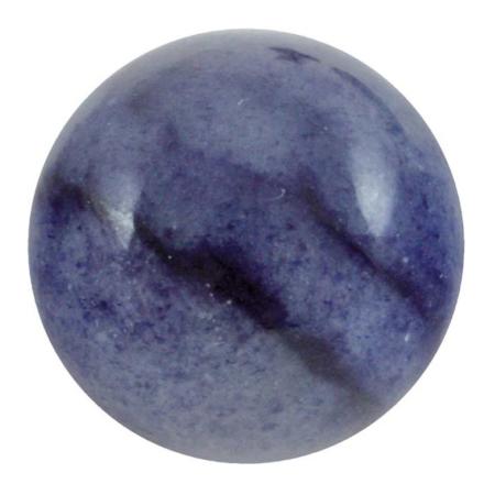 Boule quartz bleu ou aventurine bleue - 20mm - Environ 10g
