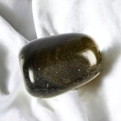 Obsidienne dorée Mexique A (pierre roulée)