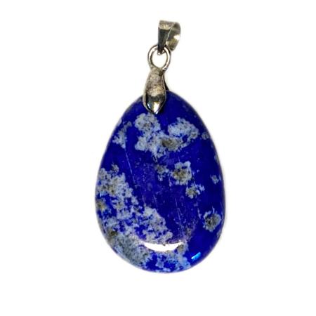 Pendentif lapis lazuli (pierre plate)