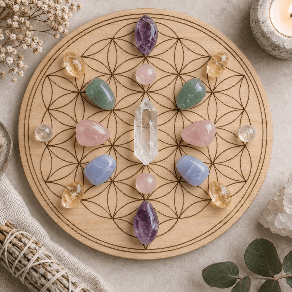 Fleur de vie : signification, origine et symbolique du motif sacré - La Boite à Cailloux
