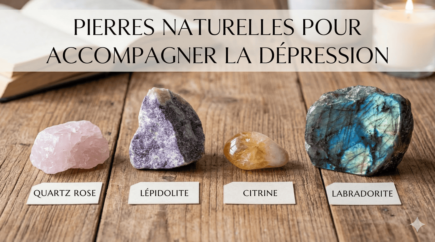 Quelle pierre pour la dépression ? - La Boite à Cailloux