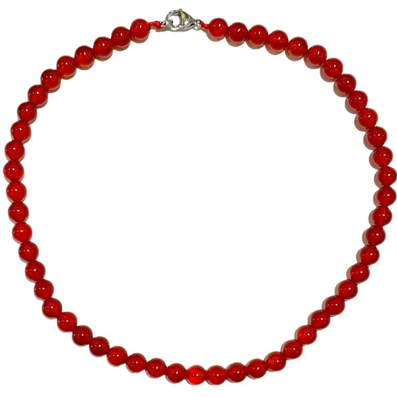 Collier Cornaline - La Boite à Cailloux