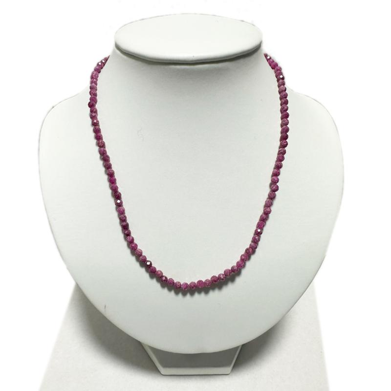 Collier Rubis - La Boite à Cailloux