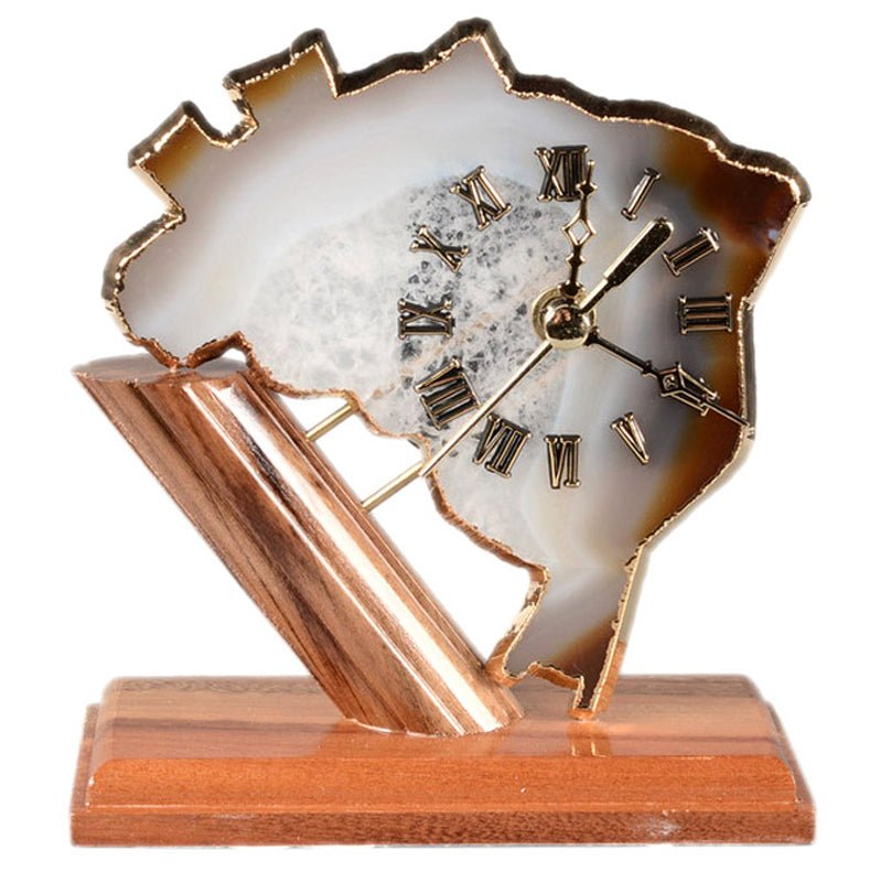 Horloges agate - La Boite à Cailloux