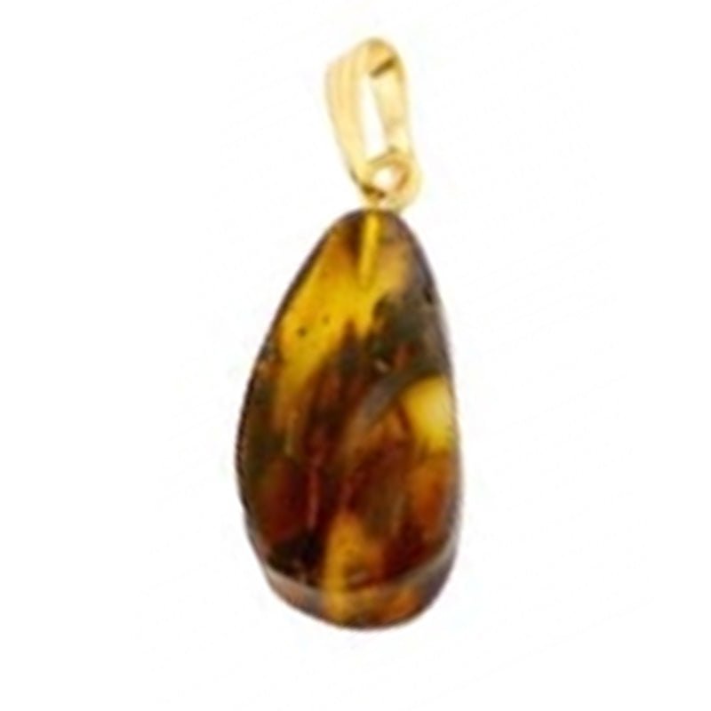 Pendentifs Ambre naturel - La Boite à Cailloux