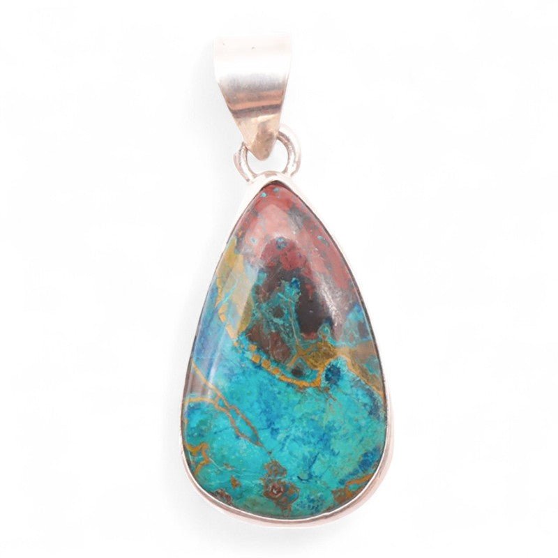 Pendentifs chrysocolle - La Boite à Cailloux