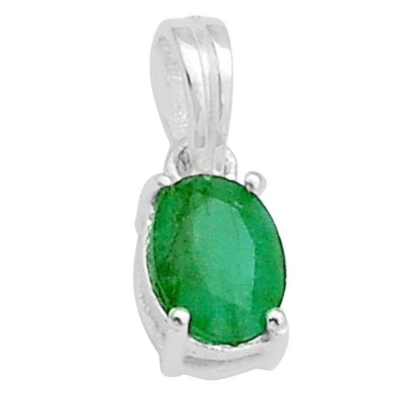 Pendentifs emeraude - La Boite à Cailloux