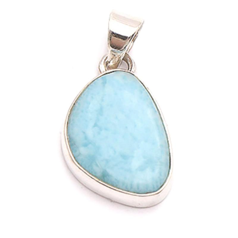Pendentifs larimar - La Boite à Cailloux