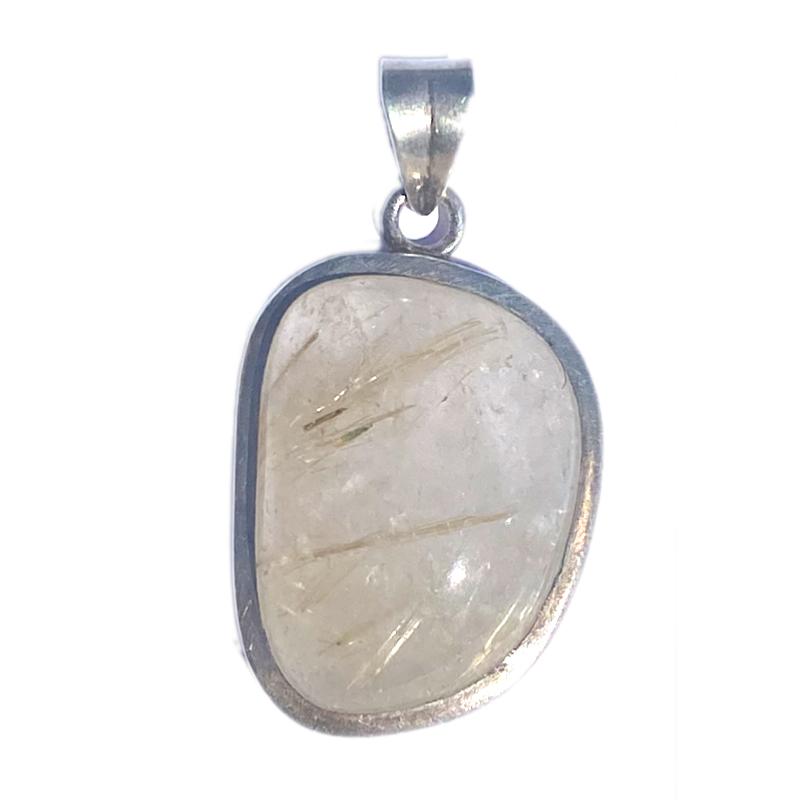 Pendentifs quartz rutile - La Boite à Cailloux