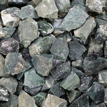 Moss agate India A (raw stone)