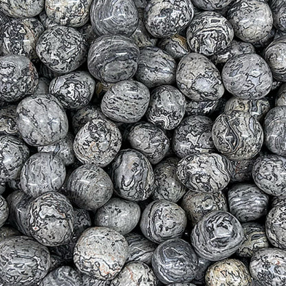 Crazy Lace ágata roja México AA (piedra rodada)