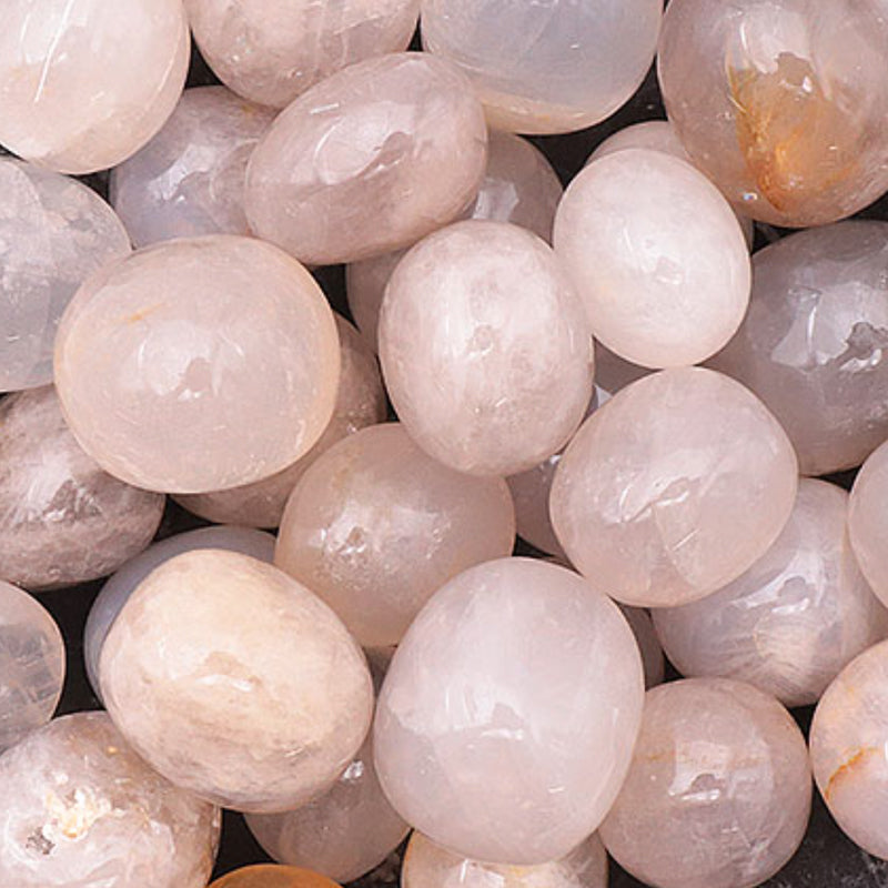 Agate violette Madagascar A (pierre roulée)