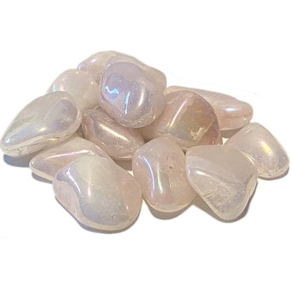 Cristal Angel Aura rose Brésil A (pierre roulée)