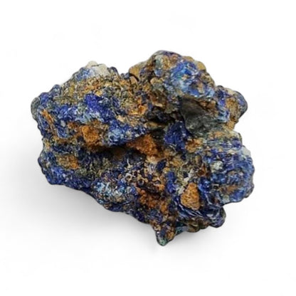 Raw crystallized azurite Morocco A