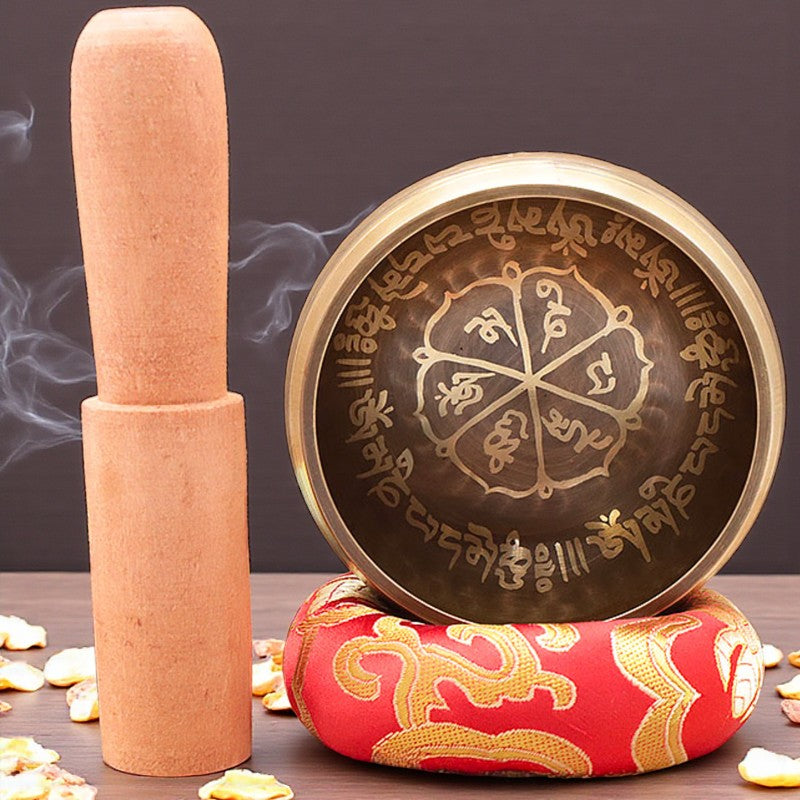 Bol chantant tibétain 80mm OM