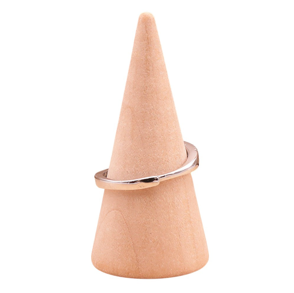 Anillo ajustable cuarzo rosa Brasil AA plata 925