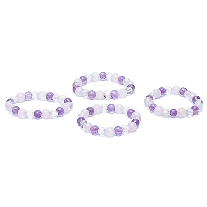 Anillo de cuentas México de encaje loco de ágata (bolas de 3 mm)