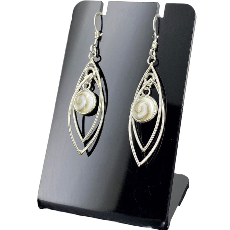 Pendientes Ojo de Santa Lucía de plata 925