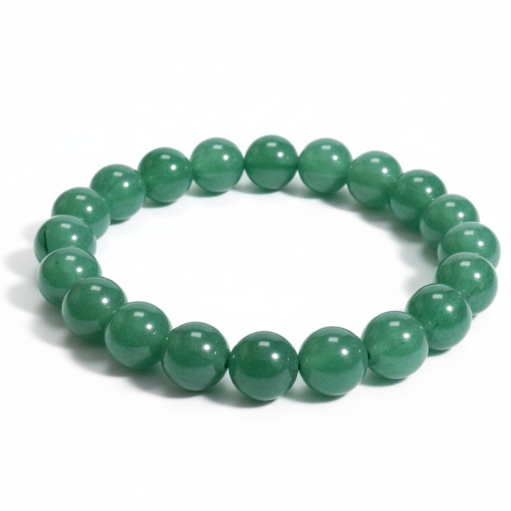 Bracelet aventurine verte Brésil A (boules 10mm)