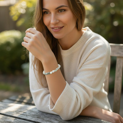 Burmese jade bracelet A (5-7mm grains)