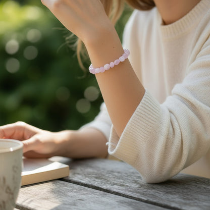 Kunzite Brazil A+ bracelet (5-7mm grains)