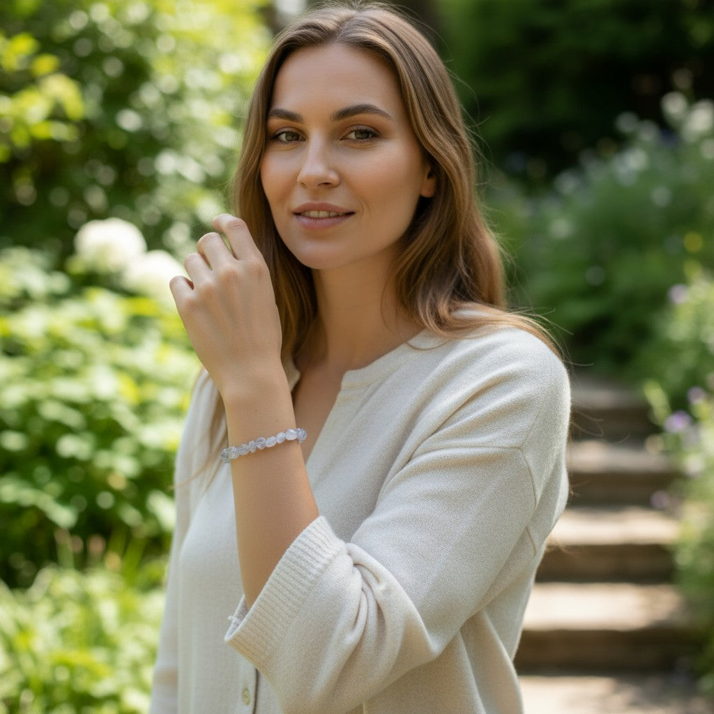 Bracelet labradorite Madagascar A (grains 5-7mm)