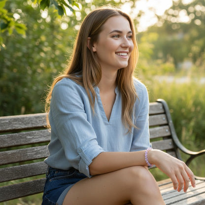 Pulsera Ametrino Brasil A (bolas 5-6mm)
