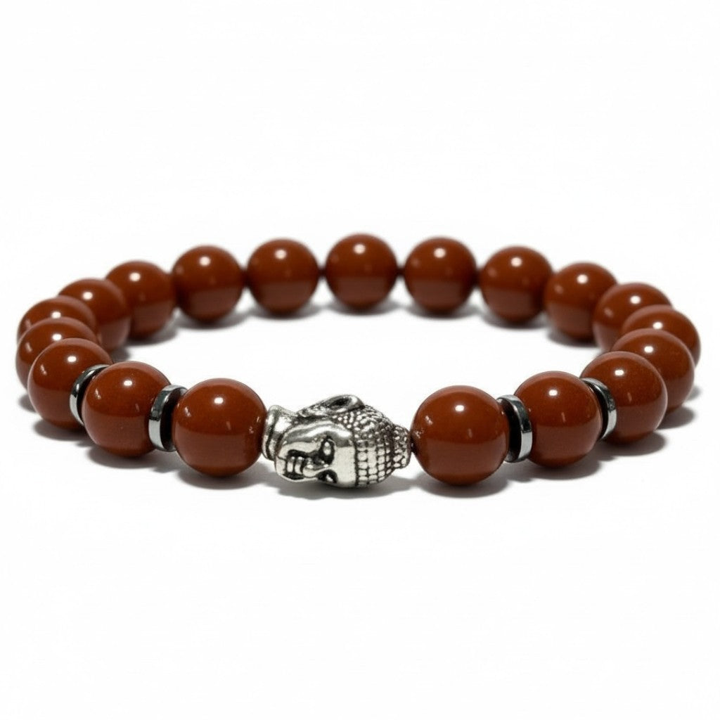 Pulsera de aventurina verde de Brasil A (cuentas de 7-8 mm)