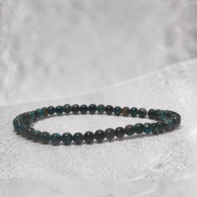 Bracelet chrysocolle Congo A+ (boules 3-4mm)