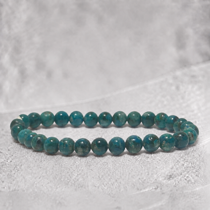 Pulsera Crisocola Perú AA (bolas 5-6mm)
