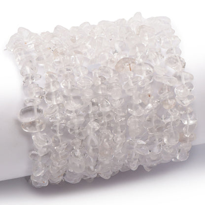 Bracelet cristal de roche Brésil A (perles baroques)