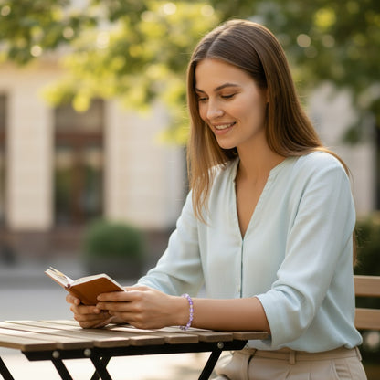 Bracelet amétrine Brésil A (grains 5-7mm)