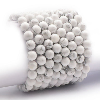 Zimbabwe A howlite bracelet (7-8mm balls)
