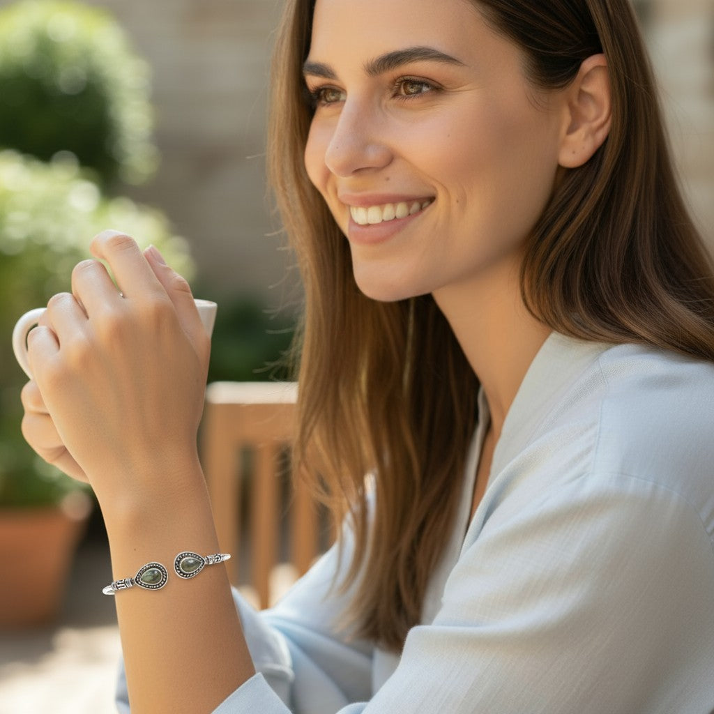 Pulsera de amatista Uruguay A+ (bolas 10mm)