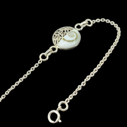 Pulsera corazón Ojo de Santa Lucía en plata 925