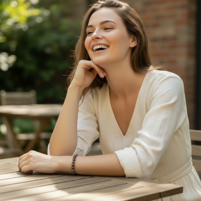 Madagascar green opal bracelet A (5-6mm balls)