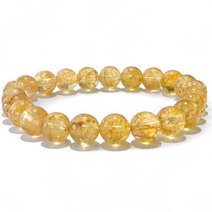 AA Brazilian blue topaz bracelet (3-4mm balls)