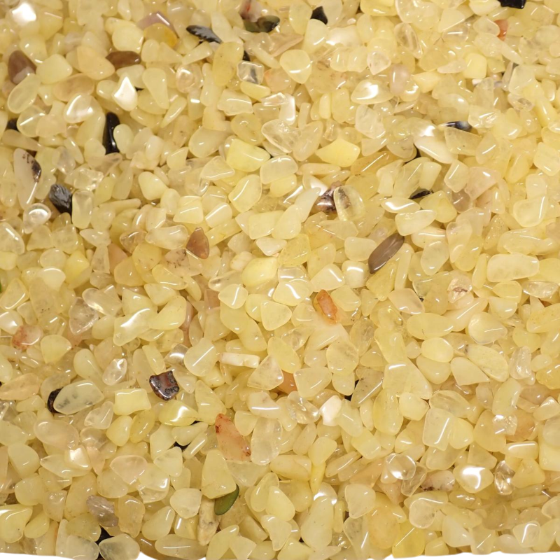 Lot calcite jaune Mexique A (mini-pierre roulée XXS) - 100g